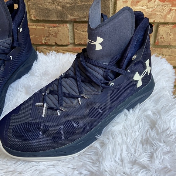 Under Armour Basketball Shoes Navy Blue 